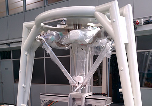 Robótica y Automatización estructura robot Delta